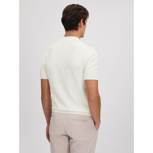 REISS PASCOE Textured Modal Blend Polo Shirt